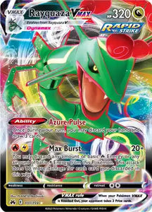 SWORD AND SHIELD, Crown Zenith - 101/159 : Rayquaza VMAX (Full Art) (7879083327735)