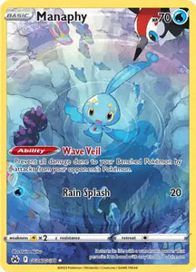 SWORD AND SHIELD, Crown Zenith - GG06/GG70 : Manaphy (Full Art) (7879122944247)