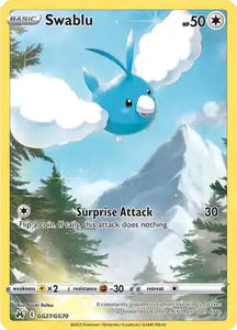 SWORD AND SHIELD, Crown Zenith - GG27/GG70 : Swablu (Full Art) (7879125303543)