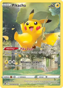 SWORD AND SHIELD, Crown Zenith - GG30/GG70 : Pikachu (Full Art) (7879125663991)