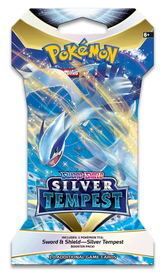 Pokemon - Sleeved Booster Pack: Lugia - Sword and Shield Silver Tempest (7752229912823)