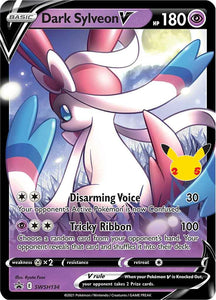 SWORD AND SHIELD, Black Star Promo - SWSH134 : Sylveon V (Half Art) (7096333009062)