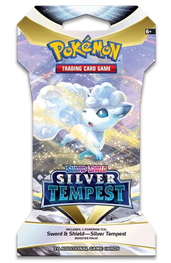 Pokemon - Sleeved Booster Pack: Alolan Vulpix - Sword and Shield Silver Tempest (7752230764791)