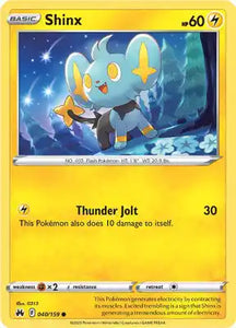 SWORD AND SHIELD, Crown Zenith - 040/189 : Shinx (Non Holo) (7877695668471)