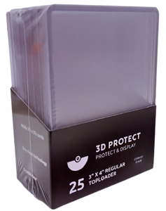 Sleeves - 3D Protects - Toploaders (Clear) x25 *5PP limit* (6579497009318)