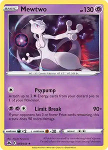 SWORD AND SHIELD, Crown Zenith - 059/189 : Mewtwo (Holo) (7878579716343)