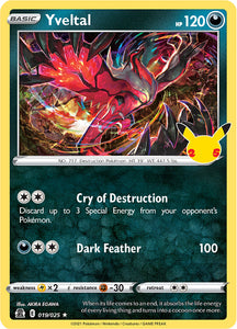 SWORD AND SHIELD, Celebrations - 19/25 : Yveltal (Holo) (7096301813926)