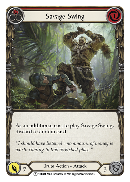 History Pack Vol.1 - 1HP031 : Savage Swing (Red) (7642171474167)
