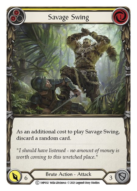 History Pack Vol.1 - 1HP032 : Savage Swing (Yellow) (7642171572471)