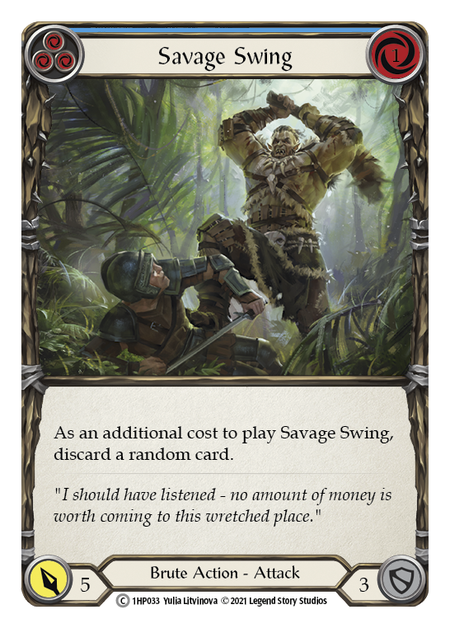 History Pack Vol.1 - 1HP033 : Savage Swing (Blue) (7642171605239)