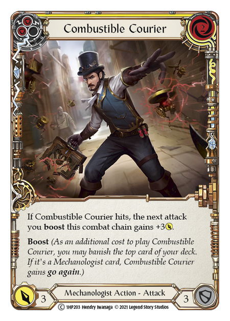 History Pack Vol.1 - 1HP203 : Combustible Courier (Yellow) (7642388463863)