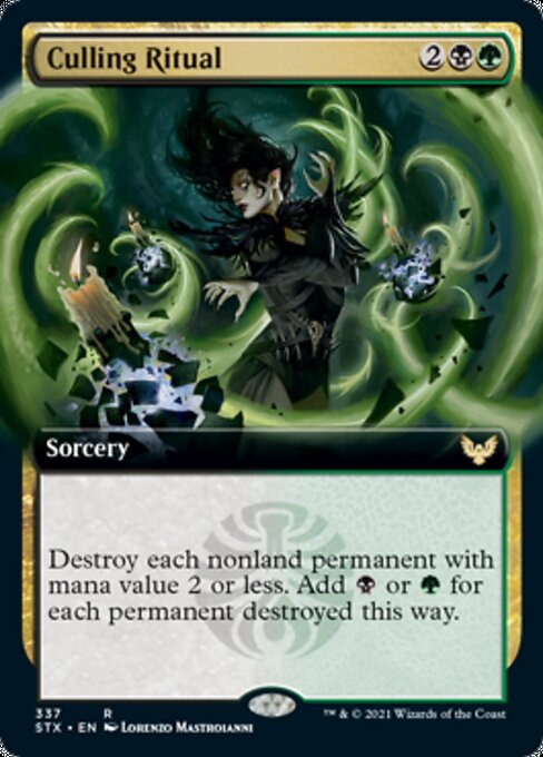 Strixhaven: School Of Mages - 337 : Culling Ritual (Borderless Foil) (6847054577830)