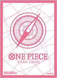 One Piece Card Game - Card Sleeves - Card Back (Pink) (7850830823671)