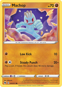 SUN AND MOON, Champion's Path - 024/236 : Machop (Reverse Holo) (5790907302054)