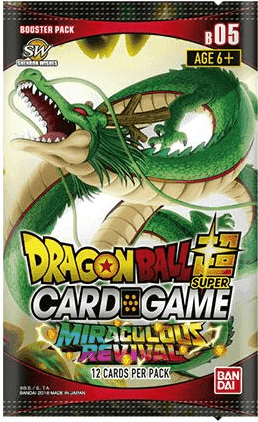 Dragon Ball Super Card Game - B05 Miraculous Revival - Booster Pack (12 Cards) (6029943177382)