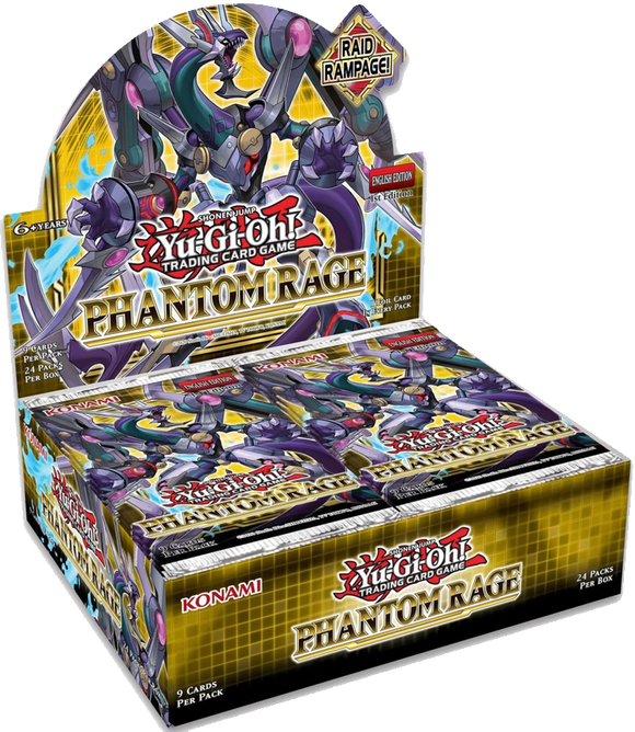 Yu-Gi-Oh! - Booster Box (24 Packs) - Phantom Rage (1st edition) (6076990292134)