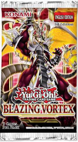 Yu-Gi-Oh! - Booster Pack (9 cards) - Blazing Vortex (1st edition) (5990745178278)