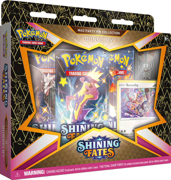 Pokemon - Pin Box D (Bunnelby) - Sword and Shield Shining Fates (5984895860902)