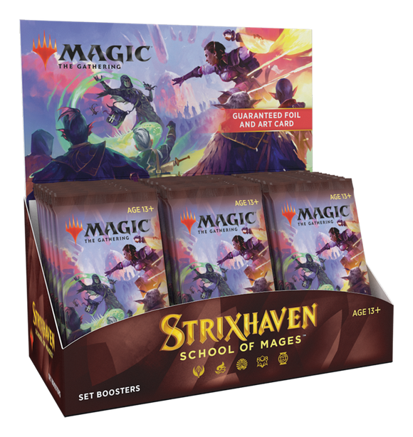 Magic The Gathering - Set Booster Box - Strixhaven: School Of Mages (30 packs) (6569261793446)