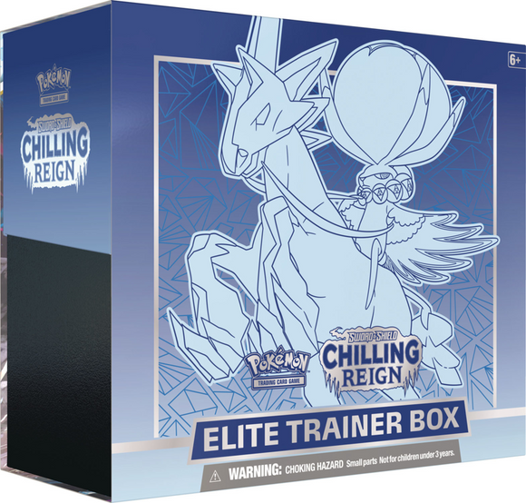 Pokemon - Elite Trainer Box - Sword and Shield Chilling Reign (Blue) (6783249678502)
