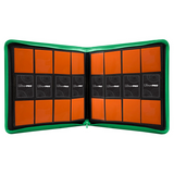 Ultra Pro - Zipped - 12 Pocket Binder - Green (6858868228262)