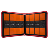 Ultra Pro - Zipped - 12 Pocket Binder - Red (6858867933350)