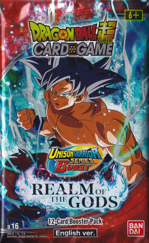 Dragon Ball Super Card Game - B16 Realm OF The Gods - Booster Pack (12 Cards) (7018321313958)
