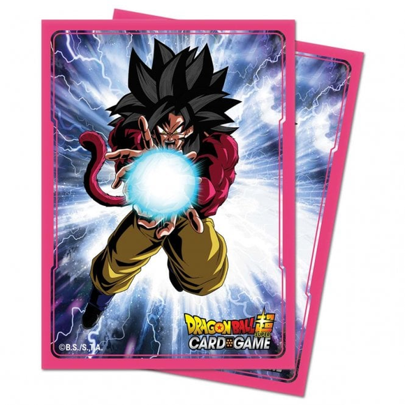 Card Sleeves - Dragon Ball - Super Saiyan 4 Goku - QTY: 65 (6063089746086)