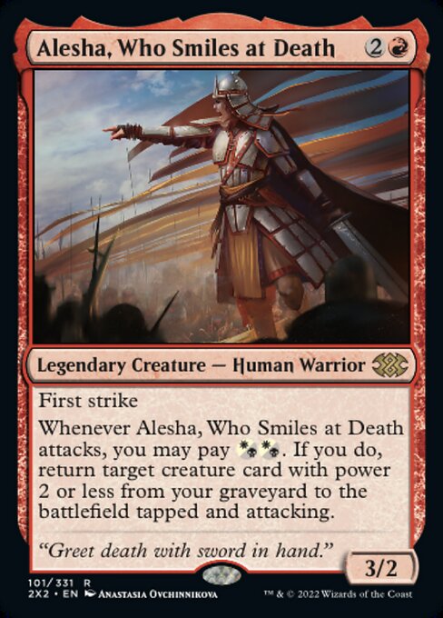 Double Masters 2022 - 101/331 : Alesha, Who Smiles at Death (Non Foil) (7857365713143)
