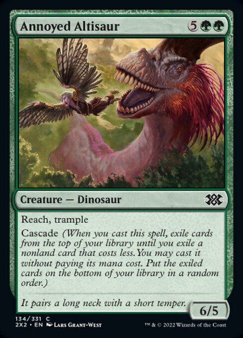 Double Masters 2022 - 134/331 : Annoyed Altisaur (foil) (7857930928375)