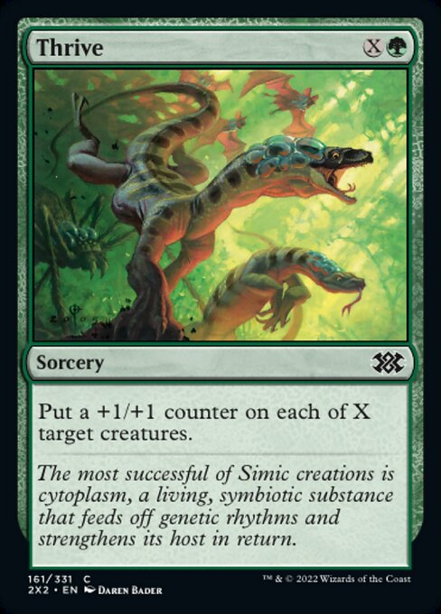 Double Masters 2022 - 161/331 : Thrive (foil) (7857936761079)