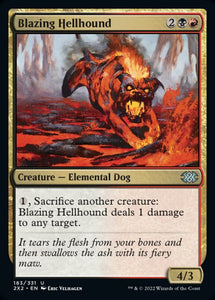 Double Masters 2022 - 183/331 : Blazing Hellhound (foil) (7857681826039)