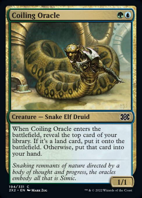 Double Masters 2022 - 194/331 : Coiling Oracle (foil) (7857942331639)