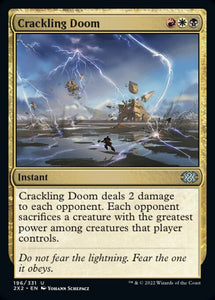 Double Masters 2022 - 196/331 : Crackling Doom (foil) (7857682252023)