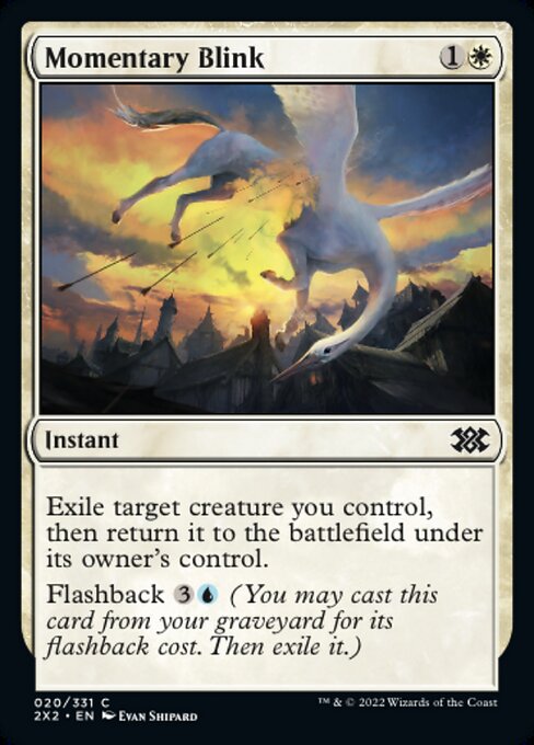 Double Masters 2022 - 020/331 : Momentary Blink (foil) (7857909170423)