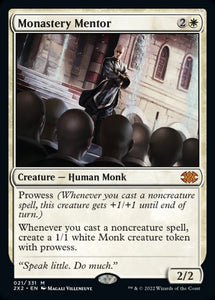 Double Masters 2022 - 021/331 : Monastery Mentor (Non Foil) (7854492549367)