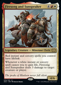 Double Masters 2022 - 215/331 : Firesong and Sunspeaker (Non Foil) (7857384521975)