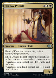 Double Masters 2022 - 261/331 : Orzhov Pontiff (foil) (7857906876663)