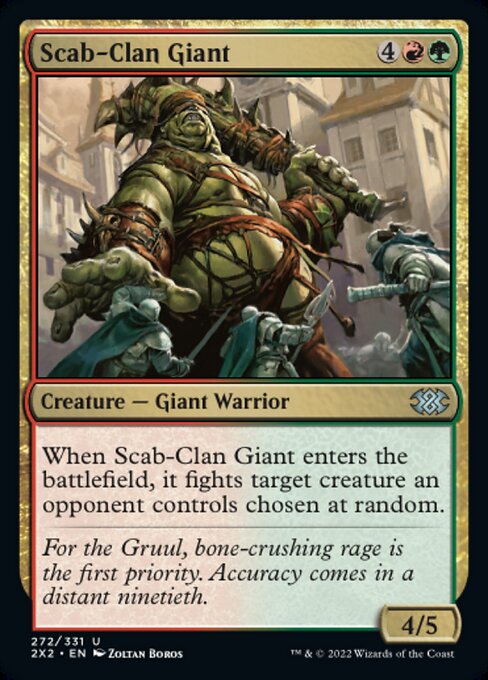 Double Masters 2022 - 272/331 : Scab-Clan Giant (foil) (7857907204343)