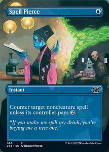 Double Masters 2022 - 350 : Spell Pierce (Borderless) (Foil) (7855466840311)