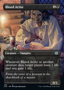 Double Masters 2022 - 352 : Blood Artist (Borderless) (Non Foil) (7855470313719)