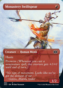 Double Masters 2022 - 362 : Monastery Swiftspear (Borderless) (Non Foil) (7855533621495)