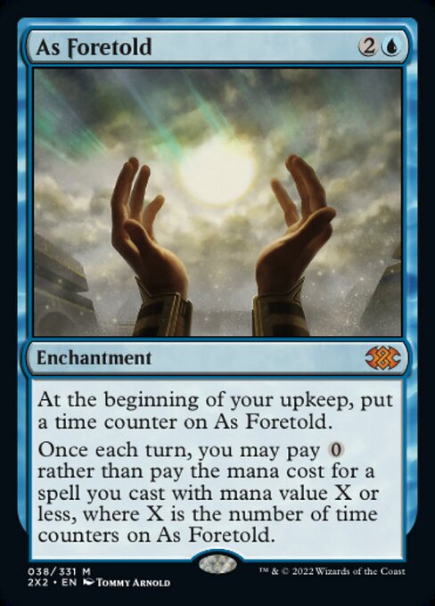 Double Masters 2022 - 038/331 : As Foretold (Non Foil) (7854492975351)