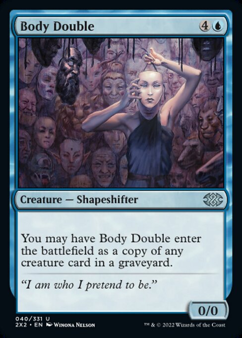 Double Masters 2022 - 040/331 : Body Double (foil) (7857673797879)