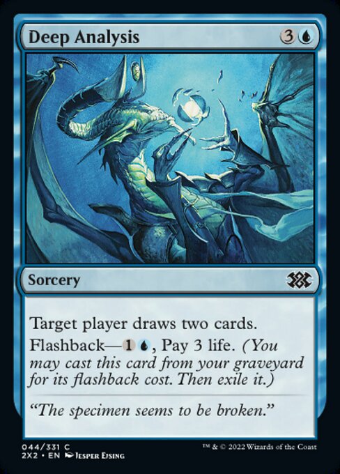 Double Masters 2022 - 044/331 : Deep Analysis (foil) (7857909989623)