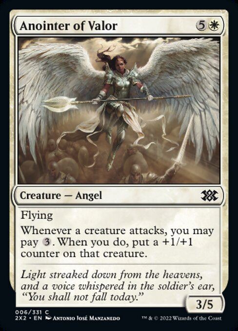 Double Masters 2022 - 006/331 : Anointer of Valor (foil) (7857908449527)