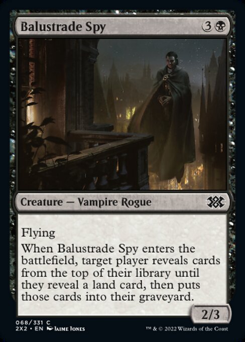 Double Masters 2022 - 068/331 : Balustrade Spy (foil) (7857911234807)