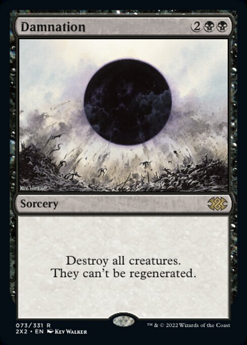 Double Masters 2022 - 073/331 : Damnation (Non Foil) (7857357947127)