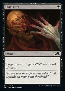 Double Masters 2022 - 074/331 : Disfigure (foil) (7857911857399)