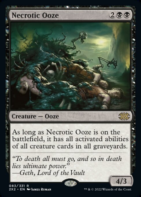 Double Masters 2022 - 083/331 : Necrotic Ooze (Non Foil) (7857361748215)